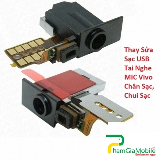 Thay Sửa Sạc USB Tai Nghe MIC Vivo V7 Chân Sạc, Chui Sạc Lấy Liền